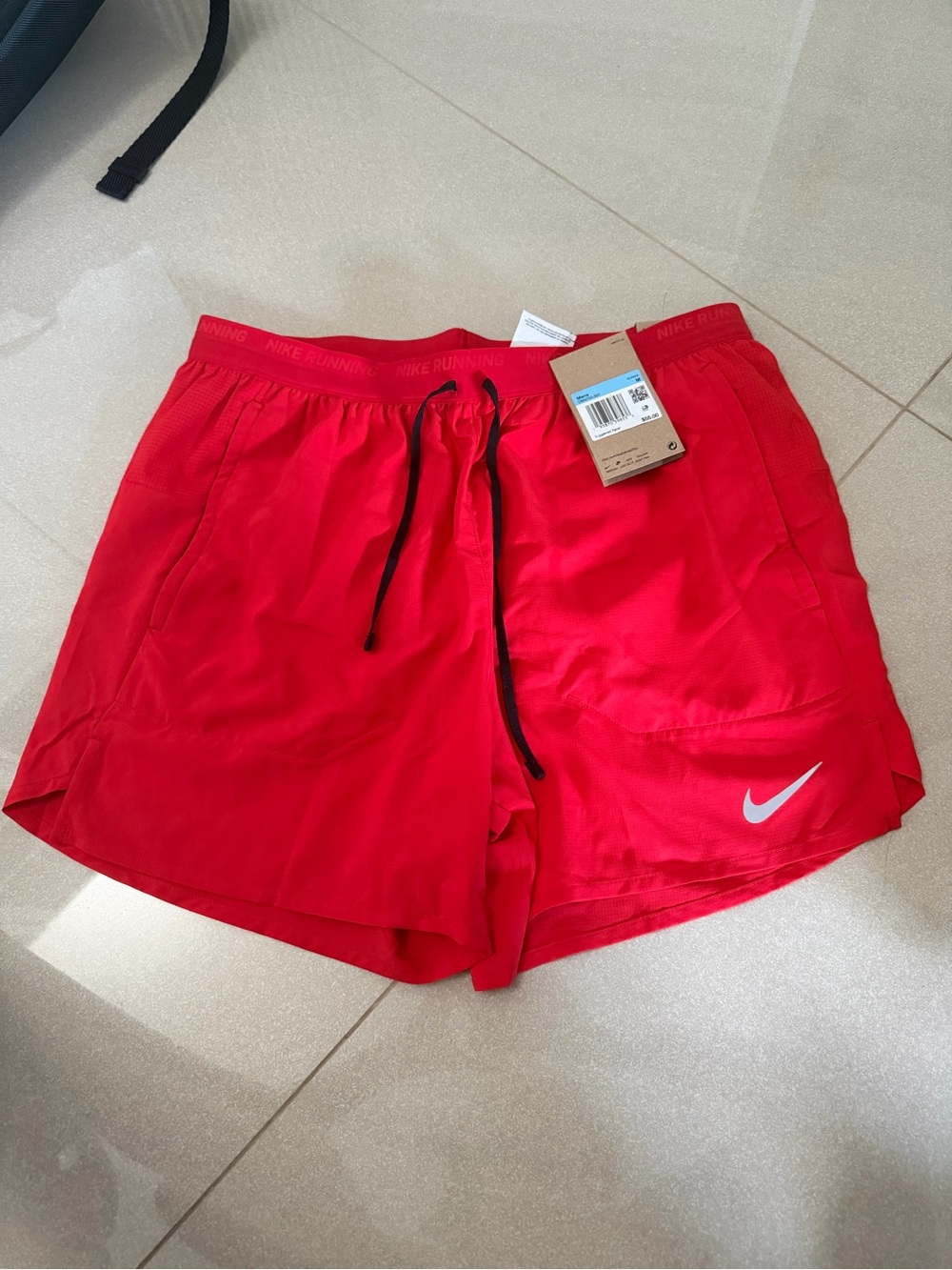 Nike Stride Dri-FIT 5” Running Shorts Red Men’s M NWT